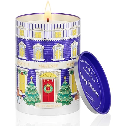 SnowyChristmas Candles, Aromatherapy Candle for Stress Relief Meditation Relaxing, ...