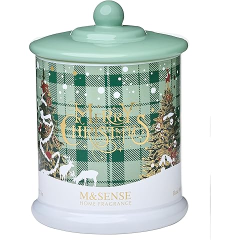 M&SENSE Fireside Cedarwood Scented,Soy Wax Candle,2 Wick 12.7oz Jar Candle,75 Hour Long Lasting Slow Burning, Soy Organic Wax Non Toxic,Aromatherapy Candle Gift for Christmas