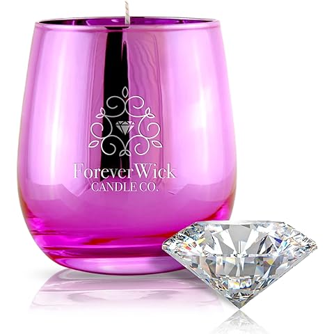 Keep Wine'ing Diamond Candle