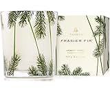 Thymes Frasier Fir Pine Needle Candle – Holiday Candles for Home Scented with Notes of Crisp Siberian Fir, Cedarwood & Sandalwood – Christmas Decor – Christmas Gifts for Women & Men (13 oz)
