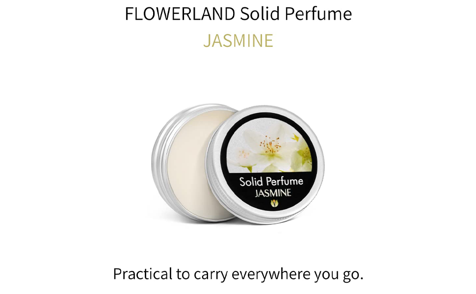 Balm Perfume Perfect for Travel Use - Natural Fragrance Parfum  Men Women Natural & Vegan Jasmin