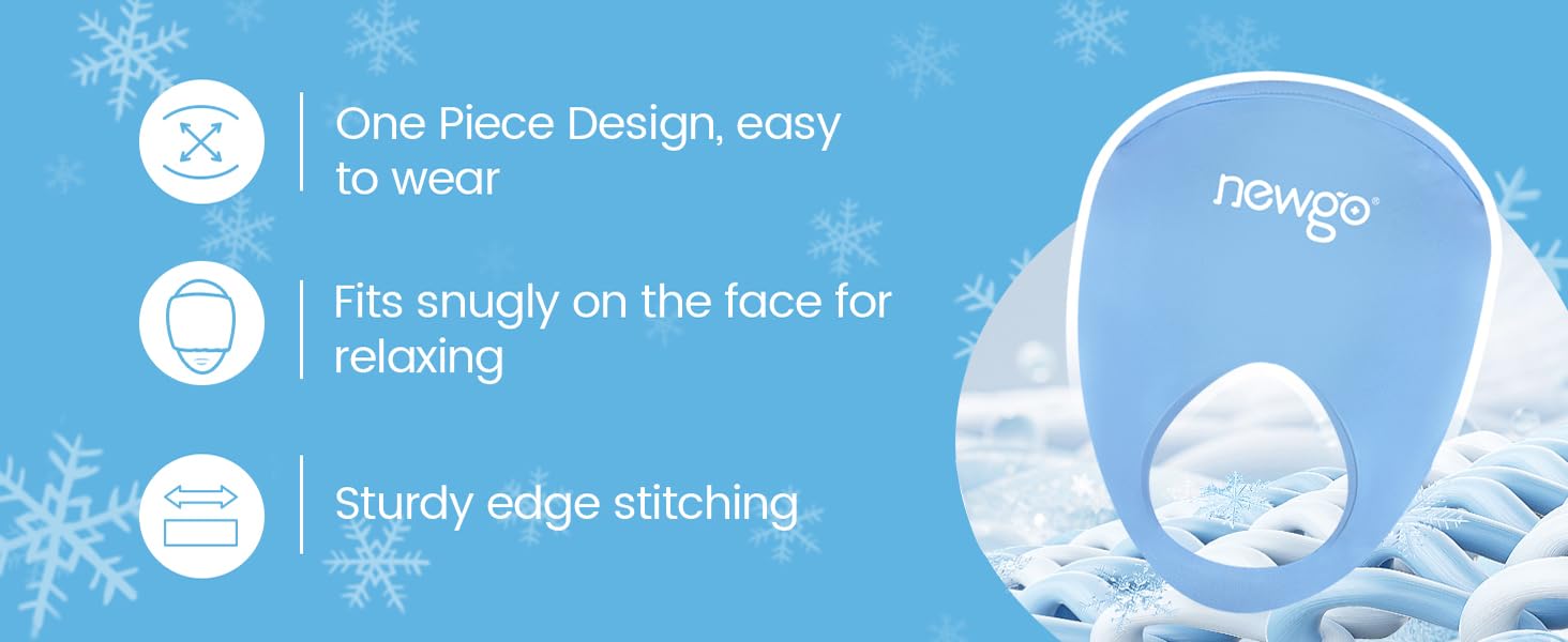 Ice gel face eye sleep mask