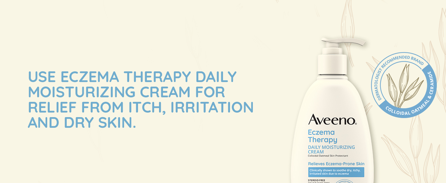 Eczema Therapy moisturizing cream lotion daily skincare itch irritation dry skin relief moisturizing