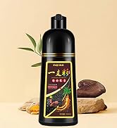 3 in 1 Hair Dye Shampoo - Semi-Permanent Brown Color, Natural Formula for Women ...