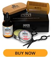 Beard Grooming Kit for Men | Beard Growth Kit with 100% Boar Beard Brush and Comb, Stainless Stee...