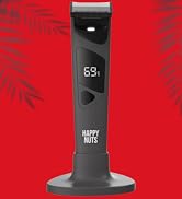 HAPPY NUTS The Ballber Pro Electric Groin & Body Hair Trimmer for Men - Mens Body Groomer Kit for...