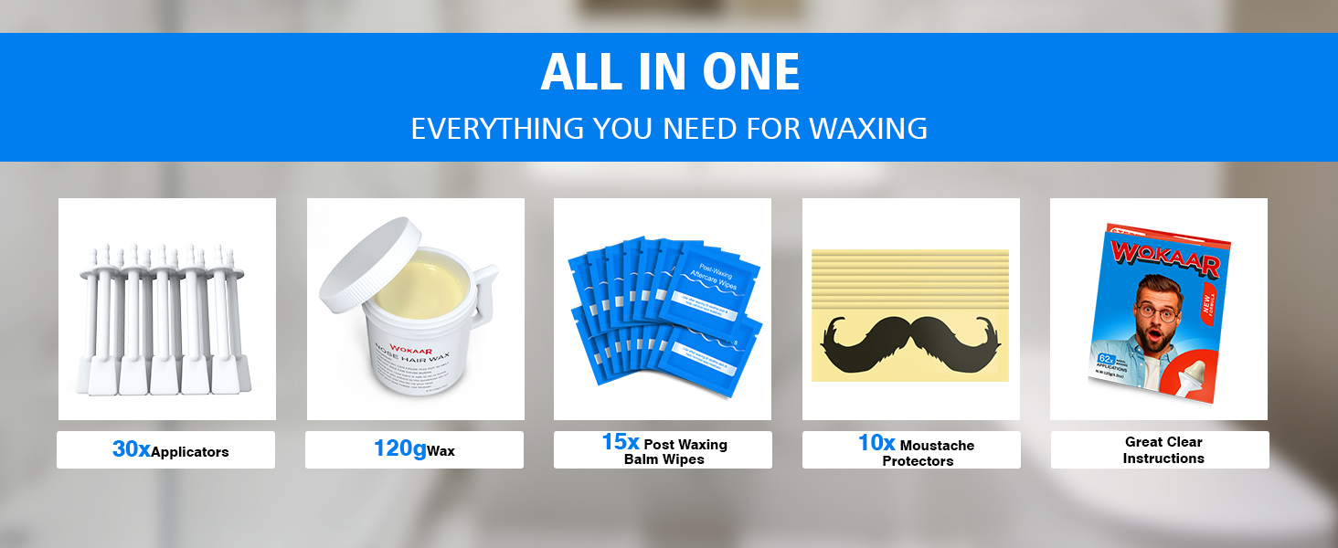 home waxing kit for men nose hair wax sticks