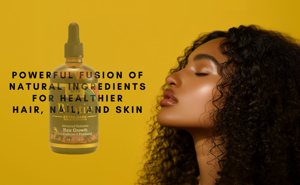 JAMAICAN BLACK CASTOR OIL, BIOTIN OIL, Extra Dark, KEY BENEFITS, HOW TO USE