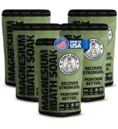5 Pack Bundle: Coach Soak Recovery Bath Soak - Epsom Salt Bulk - Bath Salts Bulk - 5 Pack Bundle ...