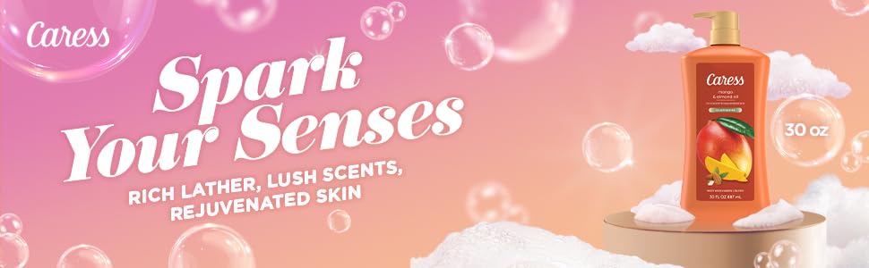 Caress Body Wash Mango Almond Oil 