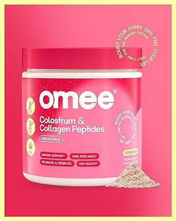 Bovine Colostrum Grass Fed Hydrolyzed Collagen Powder Hair Growth, Beauty, Skin Nail Supplement