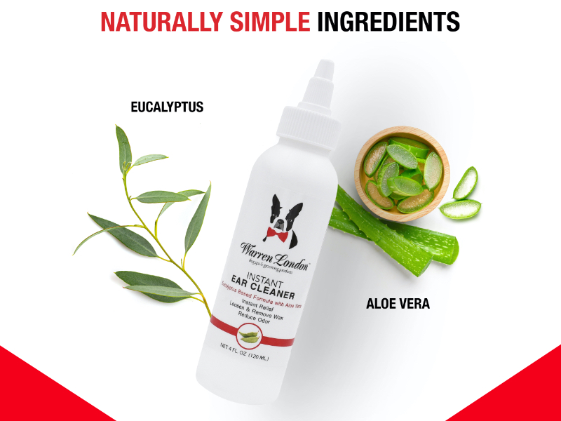 Dog ear cleaner naturally simple ingredients