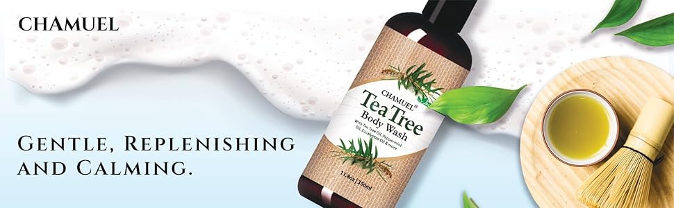 tea tree body wash organic skin care feet natural scented suits skin type paraben fights body odor