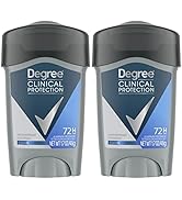 Degree Men Clinical Protection Antiperspirant Deodorant 72-Hour Sweat & Odor Protection Clean Pre...