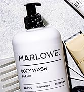 MARLOWE. No. 103 Mens Body Wash 16 oz, Energizing and Refreshing with Moisturizing Natural Willow...