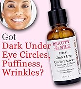 Dark Under Eye Circle Eraser Vitamin C+ Serum for Skin-of-Color. Reduce Circles, Puffiness, Wrinkle