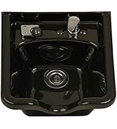 Buy-Rite Professional Shampoo Bowl - Deep Acrylic Backwash Sink for Salons, Stylists and Barber S...