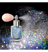 Boko Body Glitter Spray, Holographic Silver Glitter Spray for Body Face Hair Nail Clothes, Hair G...