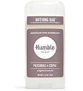 Humble Brands All Natural Aluminum Free Deodorant Stick for Women and Men, Lasts All Day, Safe, a...