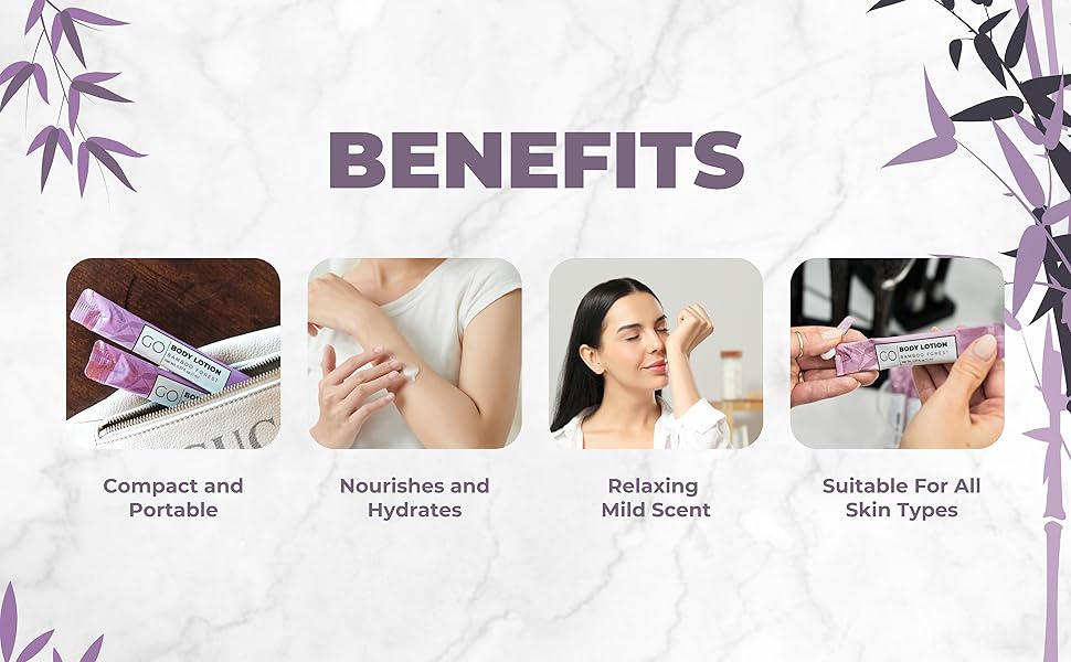 GO Essentials Travel Sized Body Lotion Packets