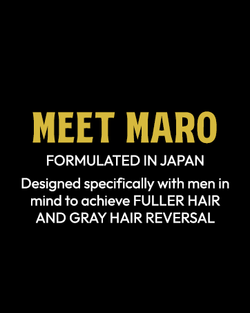 meet maro, formulations made in japan for fuller hair