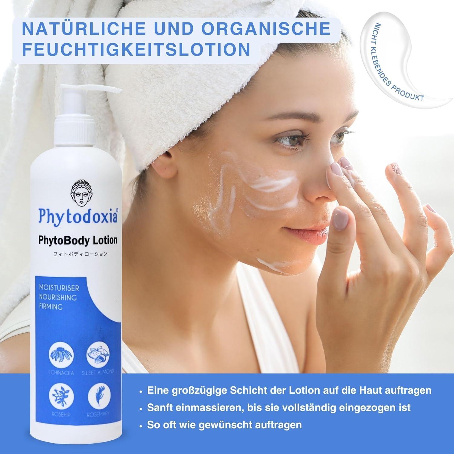 Phytodoxia Phytobody Lotion 500 ml - Natural Moisturizing Cream with  Echinacea & Almond Oil | Anti-Wrinkle & Anti-Acne Solution for Face & Body  | Buy Now with Express International Delivery | GoSupps.com