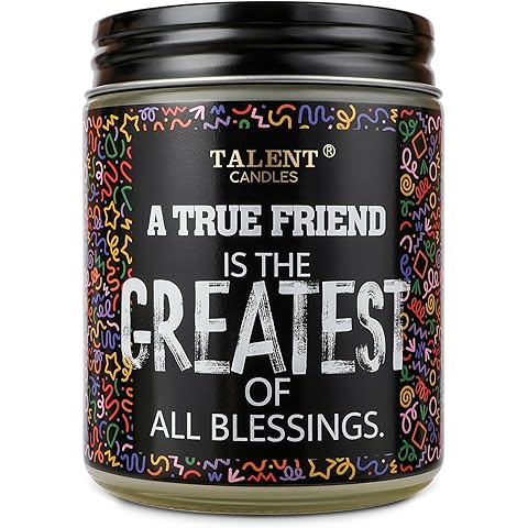 Best Friend Candle | Scented Candle Funny Birthday & Christmas Friendship Gifts | S...