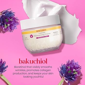 Amazon.com: Burt's Bees Renewal Fragrance-Free Firming Moisturizing Face  Cream With Natural Retinol Alternative, Firming Face Cream With Bakuchiol,  99 Percent Natural Origin Skin Care, 1.8 oz. Tub