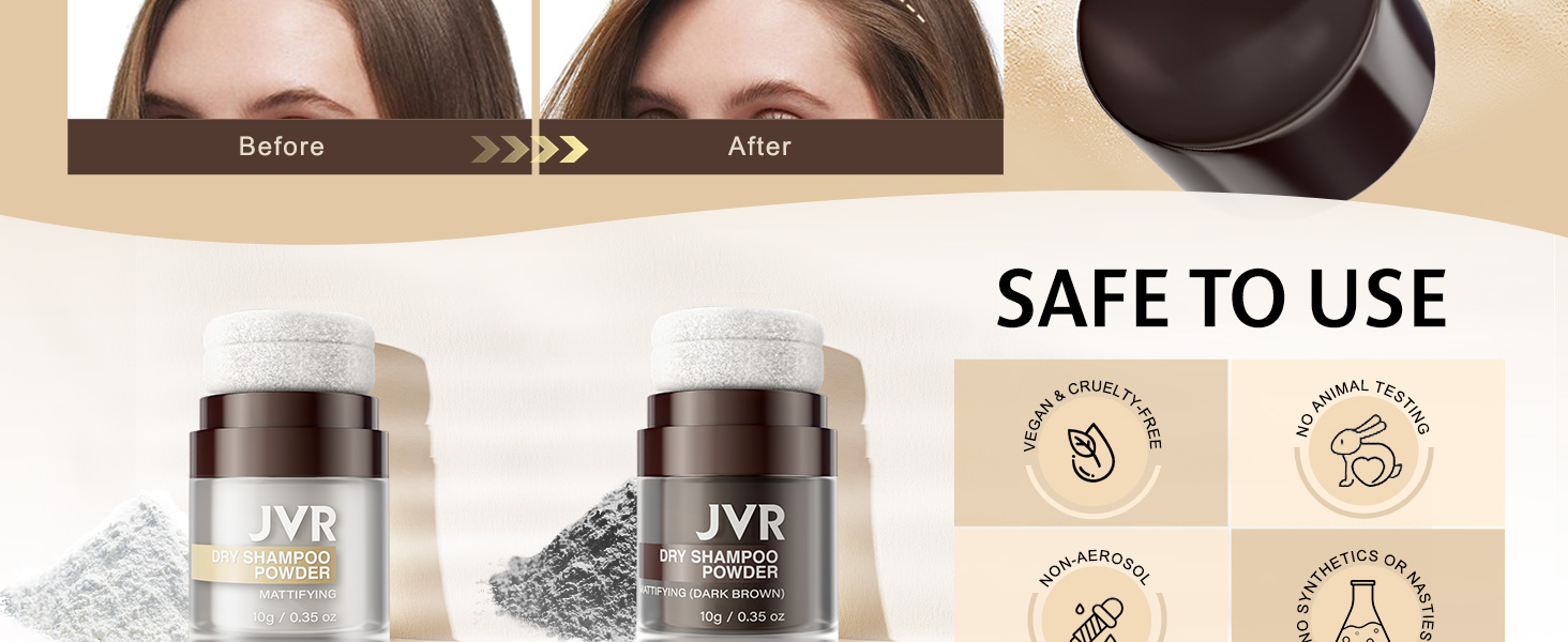 JVR dry shampoo powder