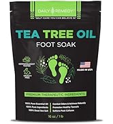 Tea Tree Oil Foot Soak with Epsom Salt - Made in USA - for Toenail Athletes Foot, Stubborn Foot O...