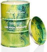 M&SENSE Lime Basil Mandarin Scented Candles Natural Non Toxic, Aromatherapy Candle for Stress Rel...