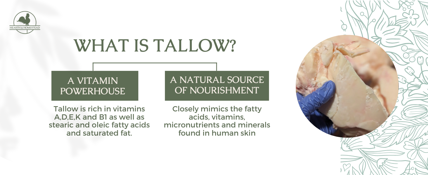 what is tallow? a vitamin powerhouse and a natural source of nourishment
