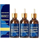Liquid Solution Anti Aging Serum,Liquid Solution Serum for Wrinkles,Promotes Skin Collagen Produc...