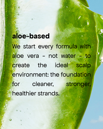 aloe based hair care