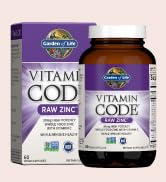 Raw Zinc Supplement for Women and Men by Garden of Life Vitamin Code