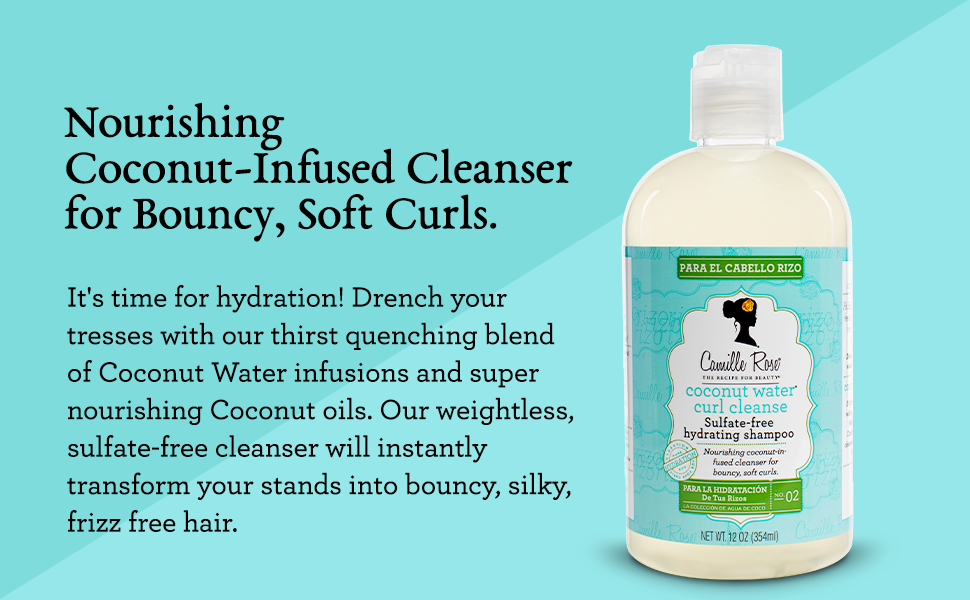 Coconut Water Curl Cleanse Shampoo USP