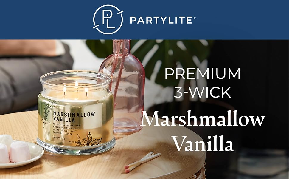 PartyLite 3 Wick Jar Candle