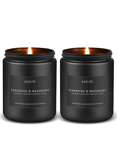 Teakwood & Mahogany Candle