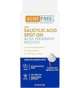 AcneFree Salicylic Acid Spot On Acne Treatment Patches for Face and Skin, Pimple Spot Stickers