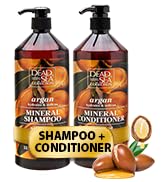 Dead Sea Collection Shampoo and Conditioner Set with Natural Mineral and Argan Oil - Hair Care - ...