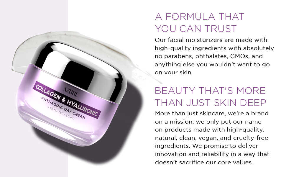Azure - Collagen & Hyaluronic Anti Aging Day Cream 50mL 6