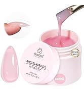 Beetles Hema Free Hard Gel for Nails-1.06oz 9 in 1 Jelly Pink UV/LED Lamp Cured Sculpting Stength...