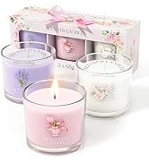 CHILLFLAME Scented Candles, Scented Candle Gift Set for Stress Relief, 3 Votive Candles for Women...