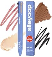 Alleyoop Pen Pal 4-in-1 Makeup Pen – Comes with Eyeliner, Lip Liner, Highlighter Makeup & Eyebrow...