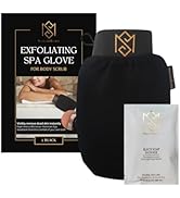 Exfoliating Glove Kessa Mitt Body Scrubber - Dead Skin Remover Shower Glove for Dead Skin Scrubbi...