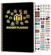 Monthly Budget Planner - 14 Months Undated Financial Planner Organizer Budget Book with Expense a...