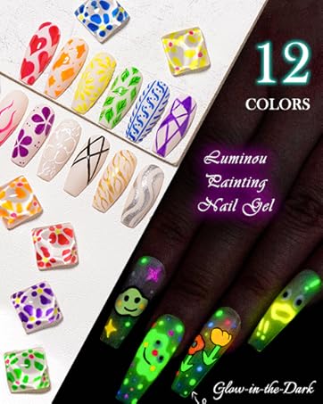 luminous painting nail gel