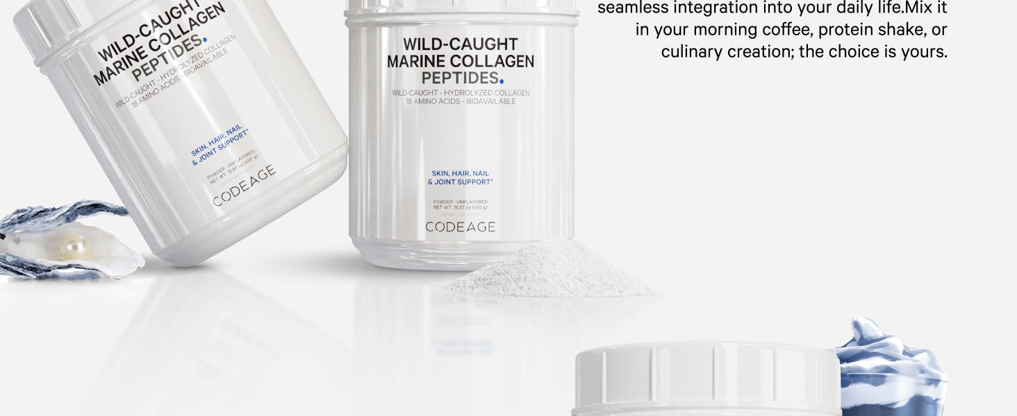 Pure marine collagen, fish collagen, collagen marine, collagen peptides wild-caught, marine powder