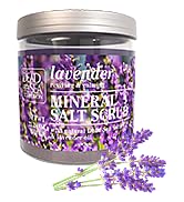 Dead Sea Collection Salt Body Scrub - Large 23.28 OZ - with Lavender - Exfoliating Effect - Inclu...