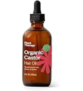 Plant Therapy Castor Oil USDA Organic Cold Pressed 100% Pure Hexane Free 4 oz 